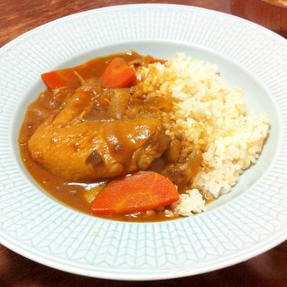 ♦プルーンで甘酸っぱく♦手羽先カレー